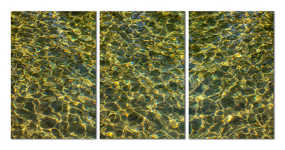 Tahoe Glitter Triptych