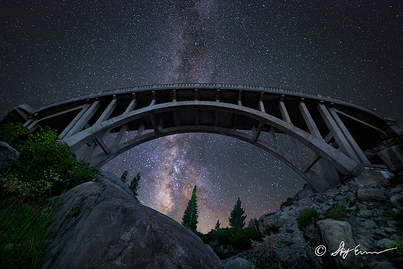 Milky Way with Rainbow Bridge