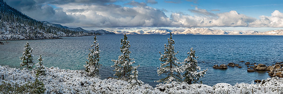 Snowy Tahoe Morning